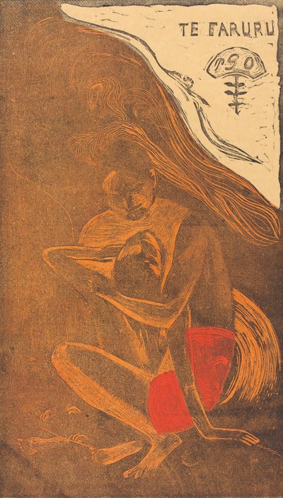 Te Faruru They are Making Love Here by Paul Gauguin