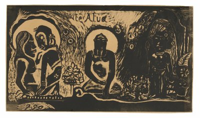 The God, from the Noa Noa Suite by Paul Gauguin