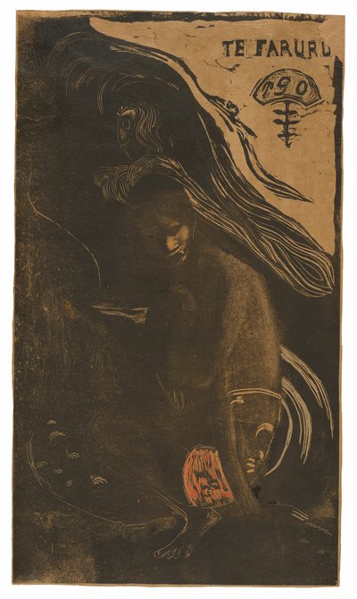 Te faruru (Here We Make Love), from the Noa Noa Suite by Paul Gauguin