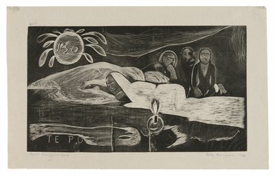 Te po (The Night), from the Noa Noa Suite by Paul Gauguin