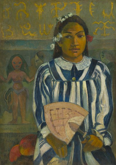 The Ancestors of Tehamana or Tehamana Has Many Parents (Merahi metua no Tehamana) by Paul Gauguin