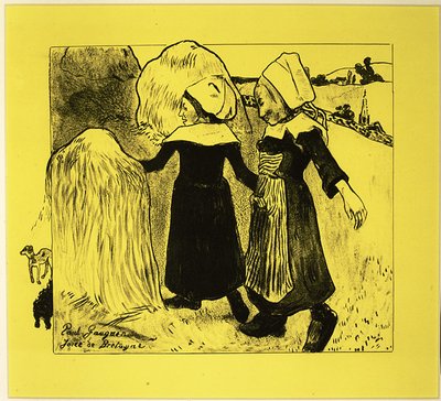The Joys of Brittany, from the Volpini Suite: Dessins lithographiques by Paul Gauguin