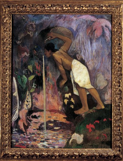 The mysterious water (Papa Moe) by Paul Gauguin