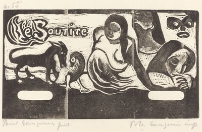 Title Page for Le Sourire by Paul Gauguin