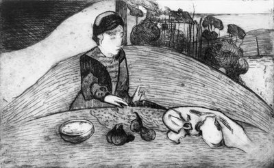 Woman with Figs by Paul Gauguin