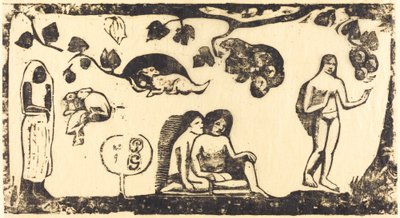 Women, Animals and Foliage, in or after 1895 by Paul Gauguin