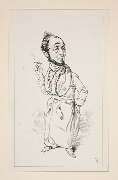 (SMOKER) by Paul Gavarni
