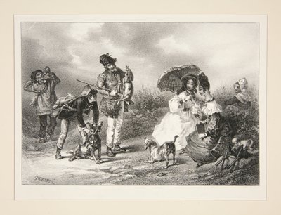 (THE HUNT.) by Paul Gavarni