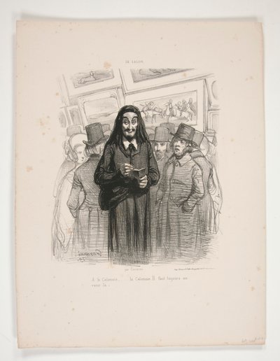 To Calumny by Paul Gavarni