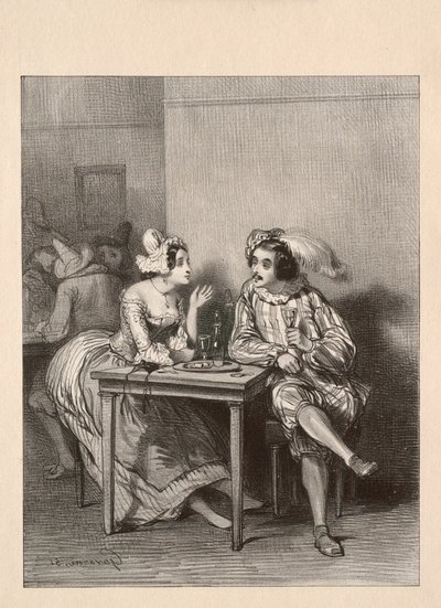 After the Quadrille by Paul Gavarni