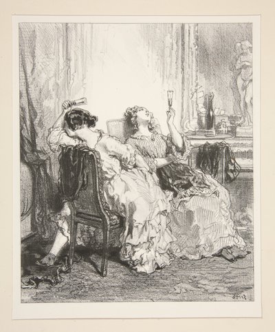 Ah! Madame Adolphe! Madame Adolphe... by Paul Gavarni