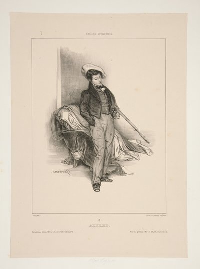 Alfred (Feydeau) by Paul Gavarni