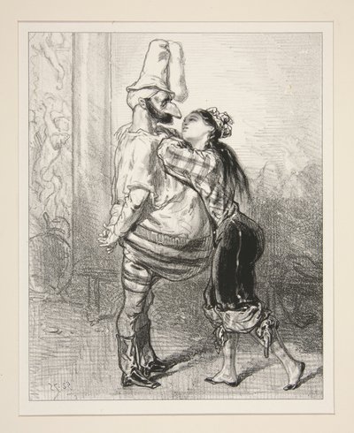 Have You Had Breakfast, Pierrot? by Paul Gavarni
