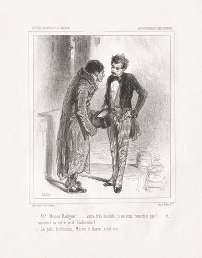 Baliverneries Parisiennes: Ah! Monsieur Radiguet by Paul Gavarni