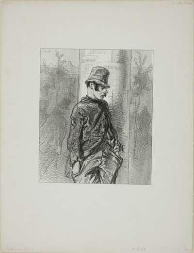 Bohemians: On the Road to the Assizes Court by Paul Gavarni