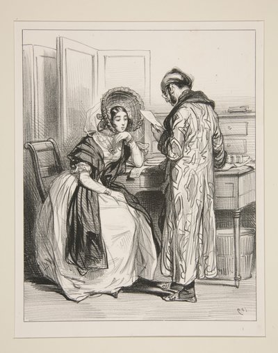 Bordereau by Paul Gavarni