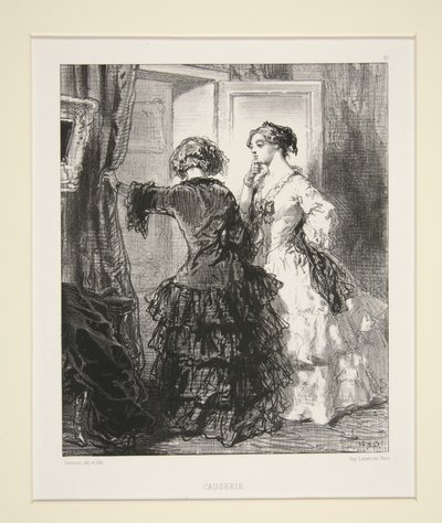 Conversation by Paul Gavarni