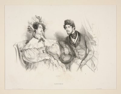 Conversation by Paul Gavarni