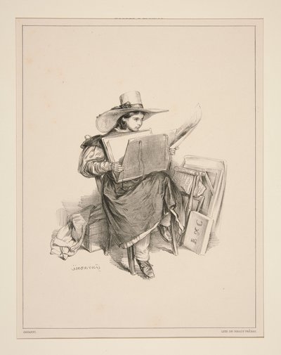 Clotilde by Paul Gavarni