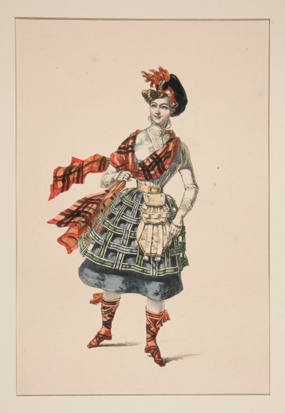 Scottish Costumes by Paul Gavarni