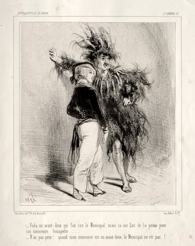 Carnival by Paul Gavarni