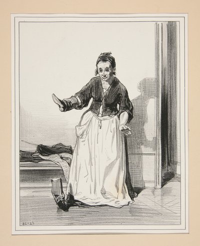 For five months that I have been with mademoiselle, I have made many pairs of boots... by Paul Gavarni