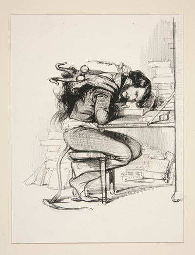 Emile Forgues, Old-Nick by Paul Gavarni