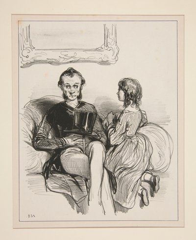 Is it true, Mr. Marquis... by Paul Gavarni