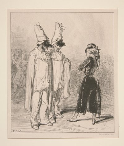 And Your Poor Women? Awful Beggars! by Paul Gavarni