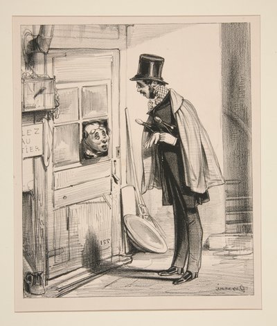 Making Expenses for Sweets, Toiletries, and Champagne by Paul Gavarni