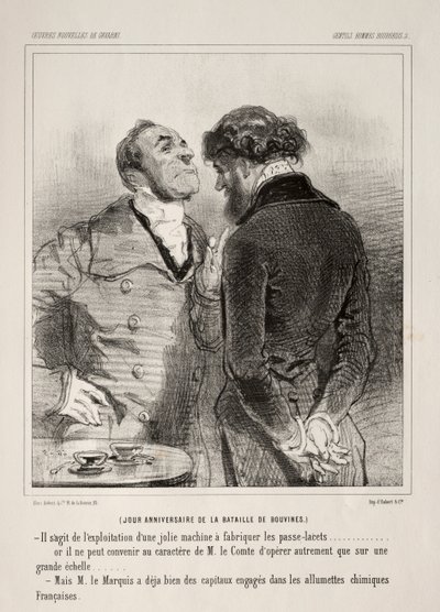 Gentlemen Bourgeois by Paul Gavarni