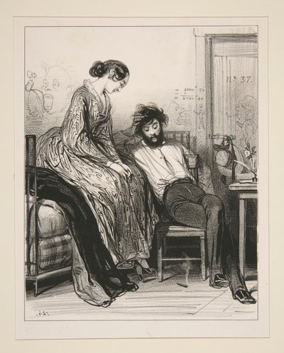 Here You Cannot Play a Trick on Your Ninie by Paul Gavarni