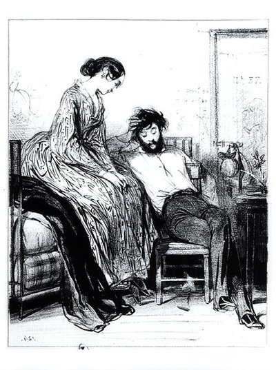 In Prison for Debt at Clichy, c.1830-40 by Paul Gavarni
