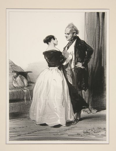 I thought of you, ask Norine! I told her straight away:... by Paul Gavarni
