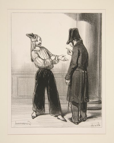 I Tell You That You Have Danced by Paul Gavarni