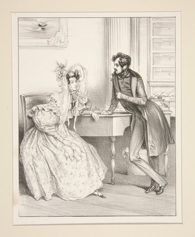 Journal of Women: An Audience by Paul Gavarni