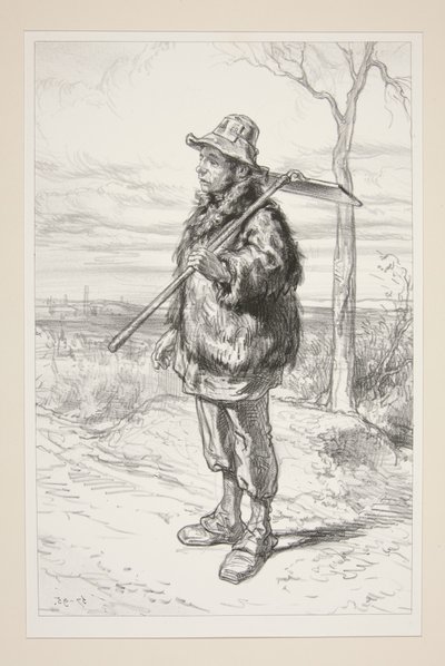 The Road Worker by Paul Gavarni