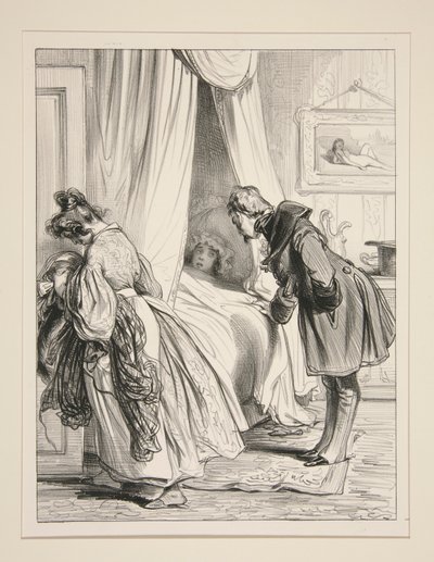 The Day After the Ball by Paul Gavarni