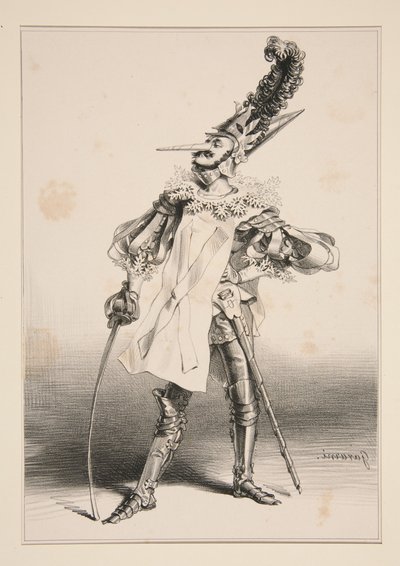 The Paper Suit by Paul Gavarni