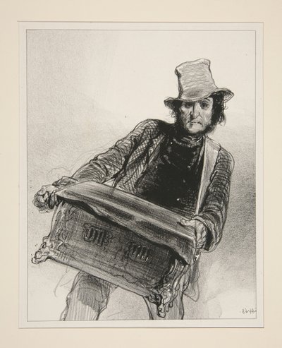 The Barrel Organ by Paul Gavarni