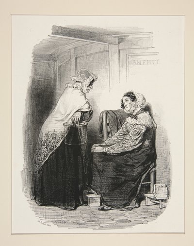 The Usherette by Paul Gavarni
