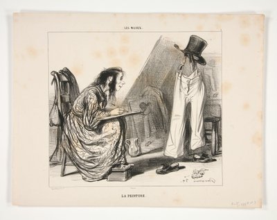 The Painting by Paul Gavarni