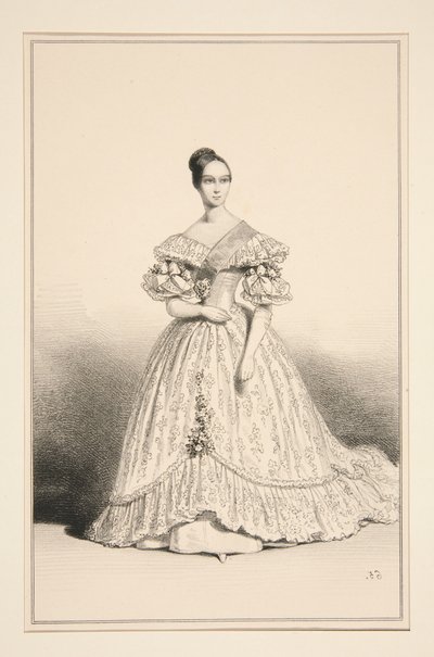 Princess Helene, Duchess of Orleans by Paul Gavarni