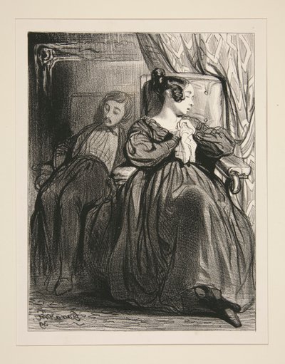 The Last Quarter of the Honeymoon by Paul Gavarni
