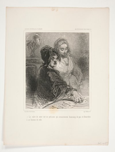 The Knave of Hearts is a Rascal Who Will Cause Many Steps and Actions by Paul Gavarni