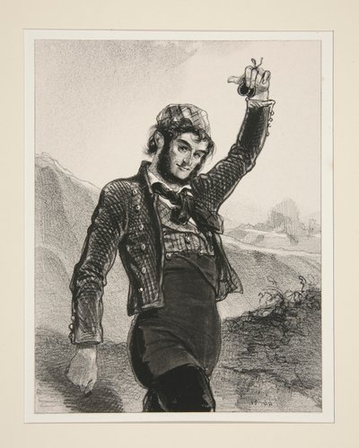 The Castanets by Paul Gavarni