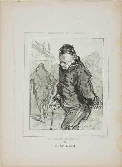The Invalids of Sentiment: The Two Edmonds by Paul Gavarni