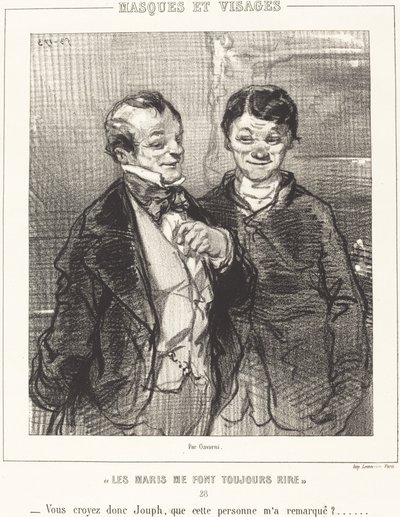 Husbands Always Make Me Laugh by Paul Gavarni