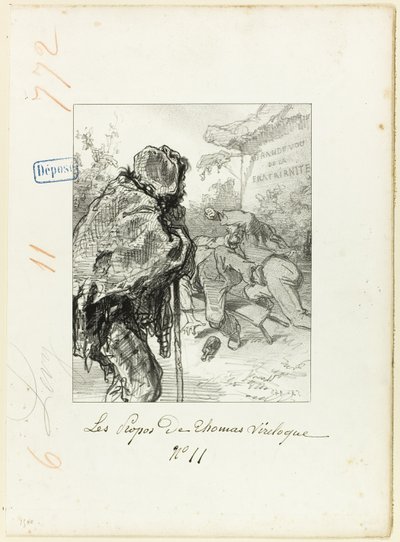 Les Propos de Thomas Vireloque: Bretheren May Be, But Not Cousins by Paul Gavarni
