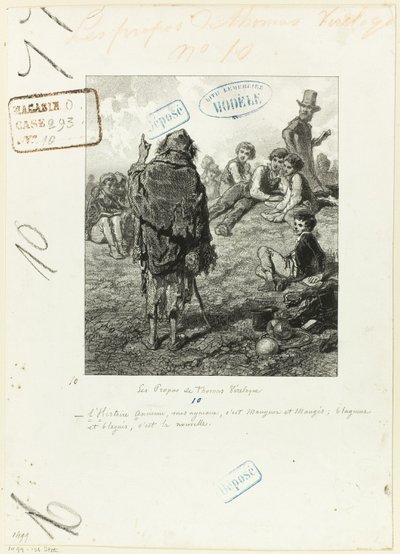 Les Propos de Thomas Vireloque: The Old Story, My Lambkins by Paul Gavarni